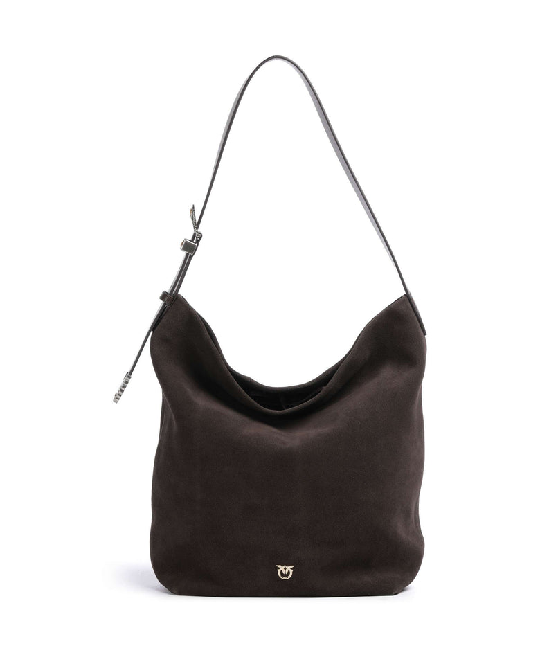 Pinko Big Hobo bag marrone/chicco di caffe/mix gold