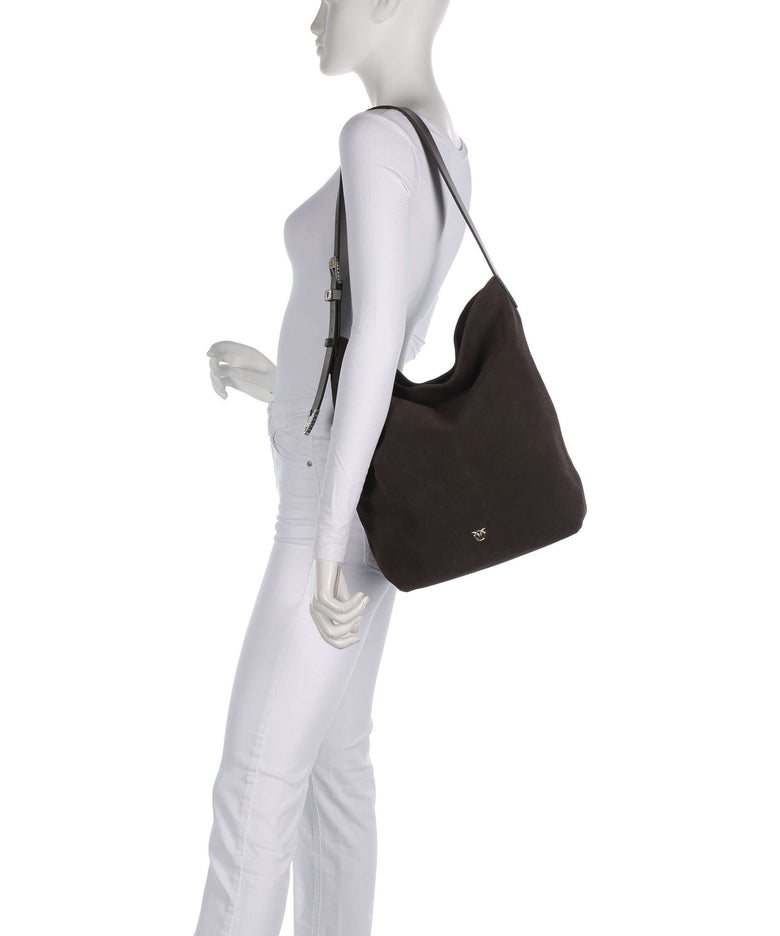 Pinko Big Hobo bag marrone/chicco di caffe/mix gold