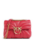 Pinko Love Puff Mini Shoulder bag rosso rio/antique gold