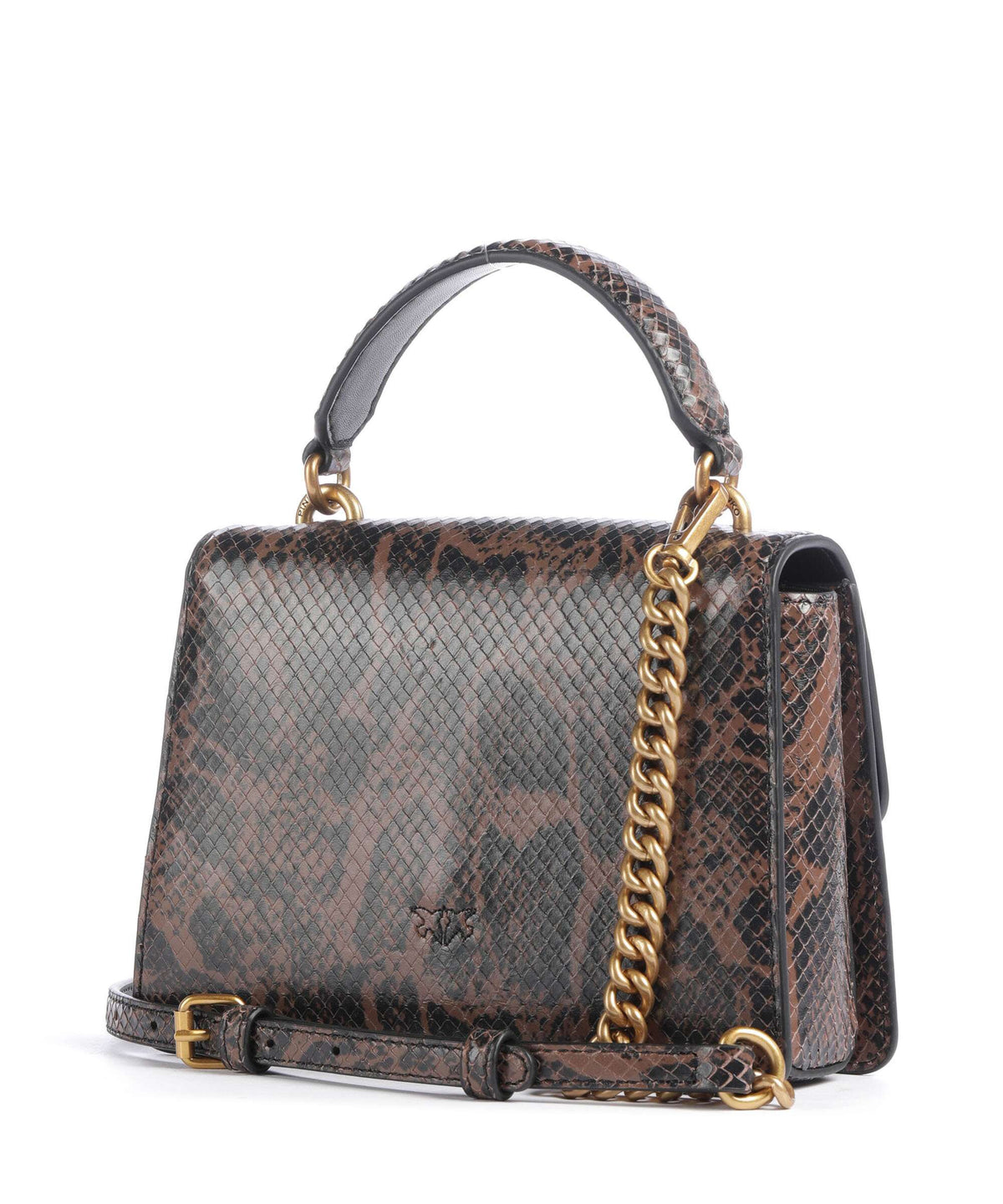 Pinko Love One Mini Crossbody bag roccia/marrone/antique gold