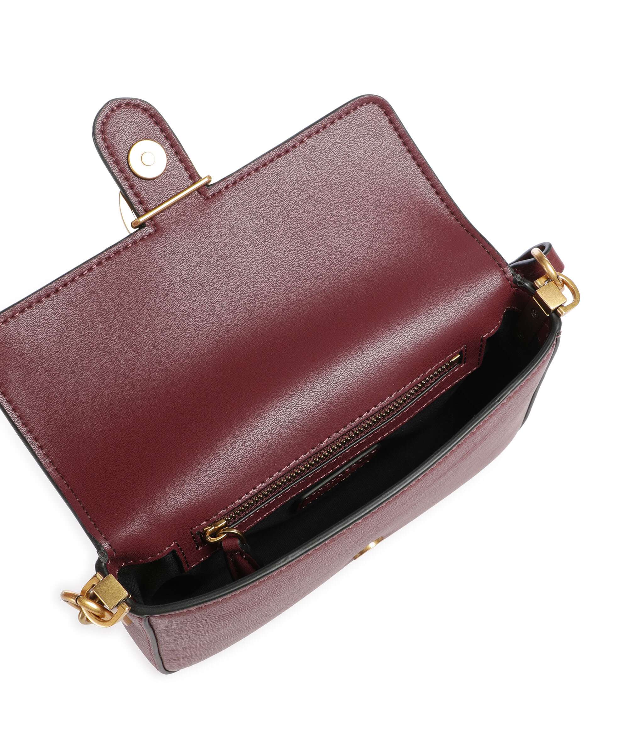 Pinko Love One Baby Slouchy Crossbody bag ribes intenso/antique gold