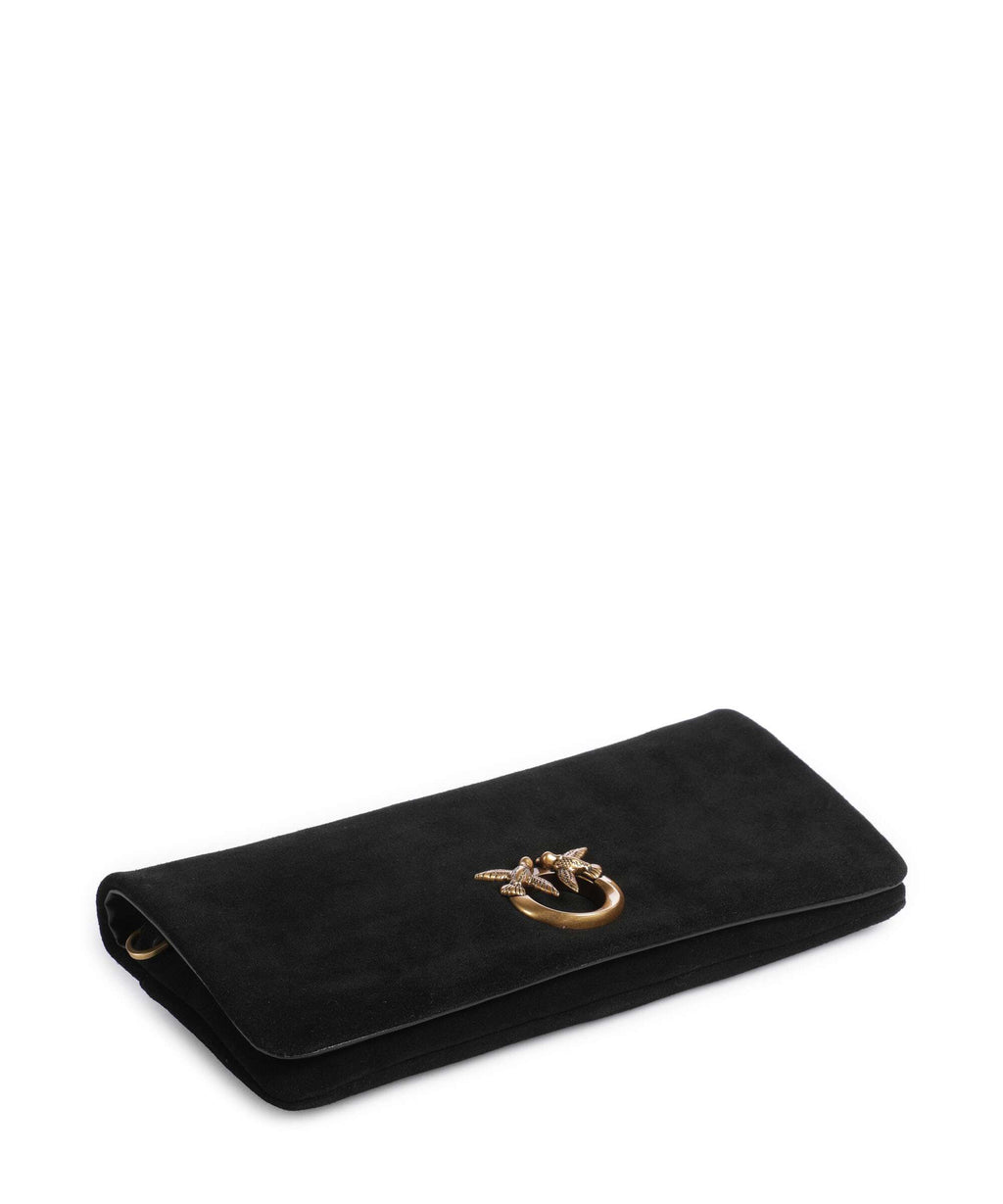 Pinko Click Soft Horizontal Classic Crossbody bag nero/antique gold