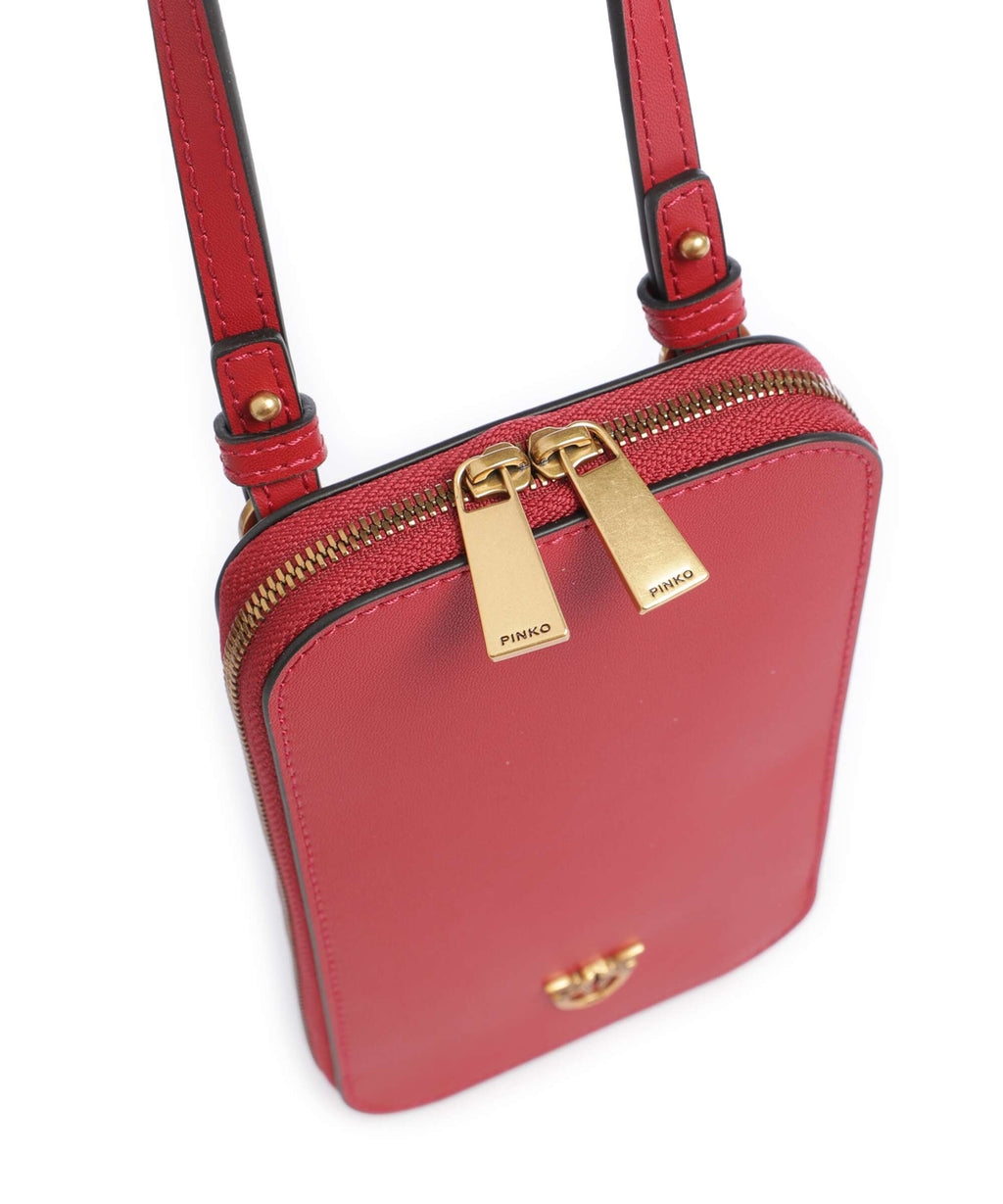 Pinko Phone bag rosso rio/antique gold