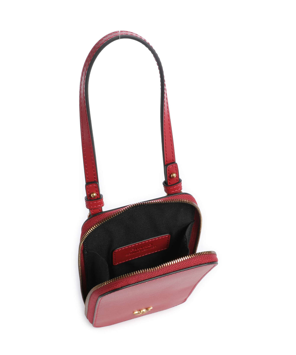 Pinko Phone bag rosso rio/antique gold