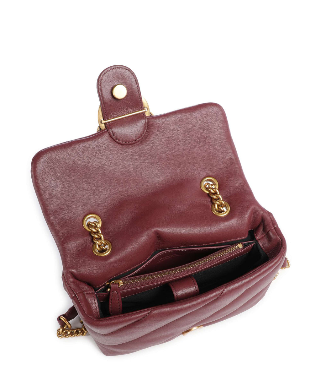 Pinko Love Puff Mini Shoulder bag ribes intenso/antique gold