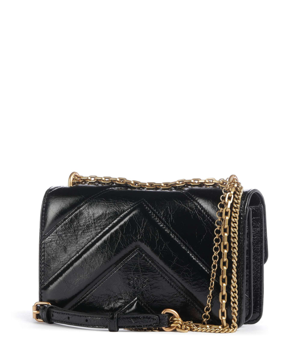 Pinko Love One Mini Shoulder bag nero/antique gold