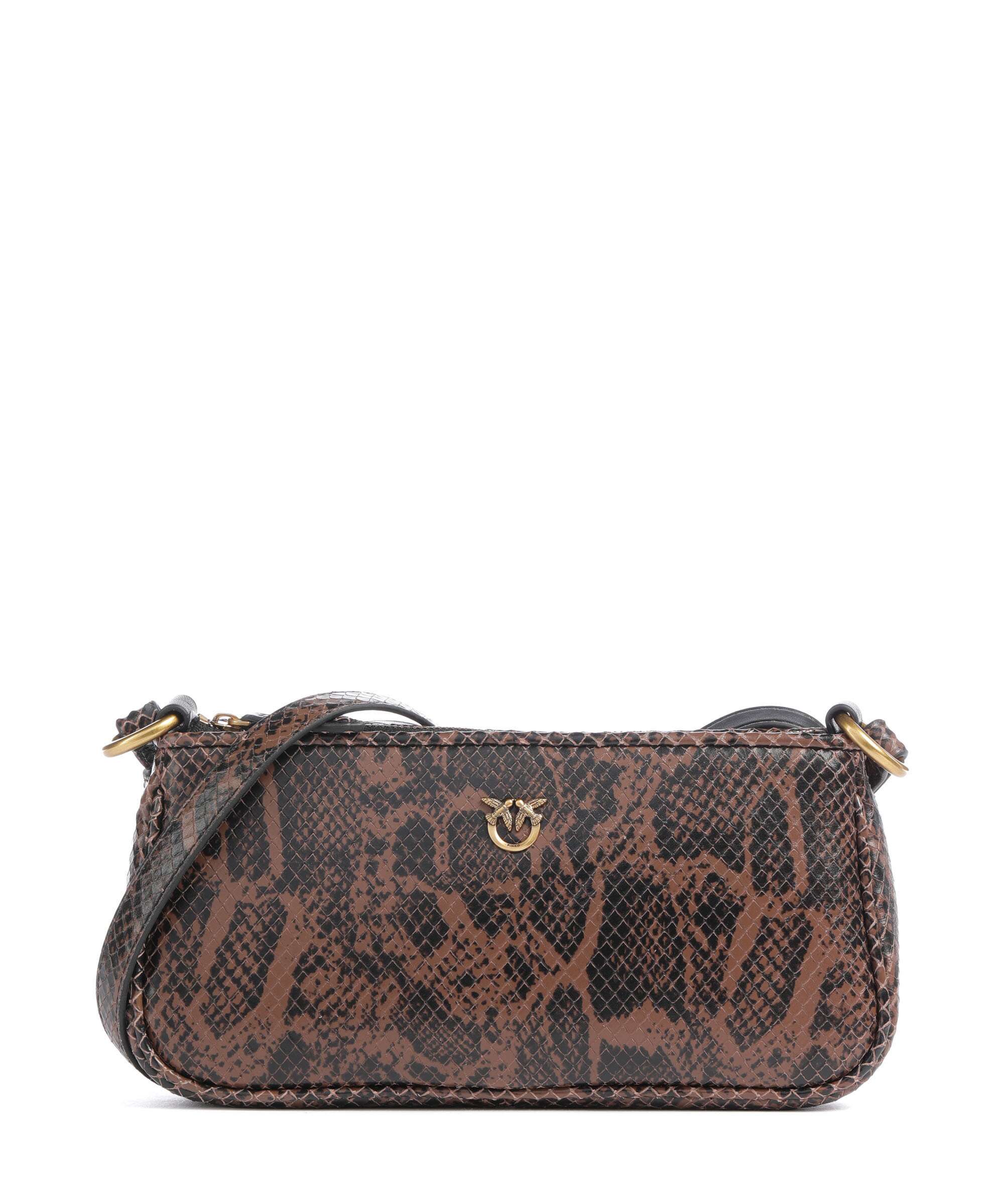 Pinko Half Moon Mini Crossbody bag roccia/marrone/antique gold