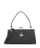 Vivienne Westwood Doll Frame Saffiano XL Borsa a mano black