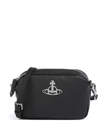 Vivienne Westwood Anna Saffiano Borsa a tracolla black