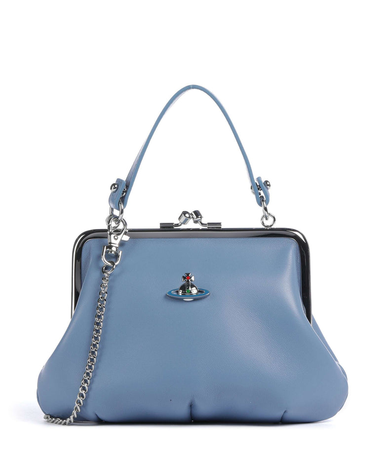 Vivienne Westwood Granny Frame Nappa Crossbody bag blue
