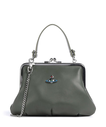 Vivienne Westwood Granny Frame Nappa Borsa a tracolla green