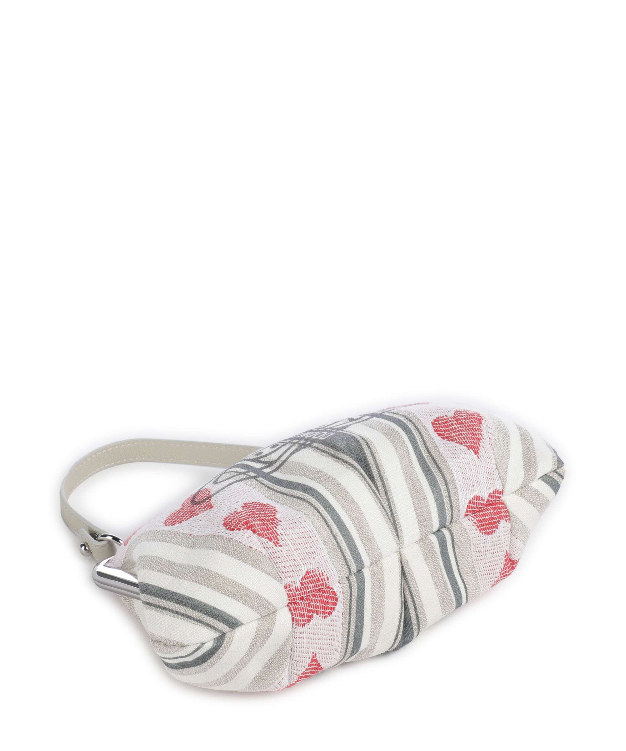 Vivienne Westwood Granny Frame Linen Hearts Stripes Crossbody bag multicolour 