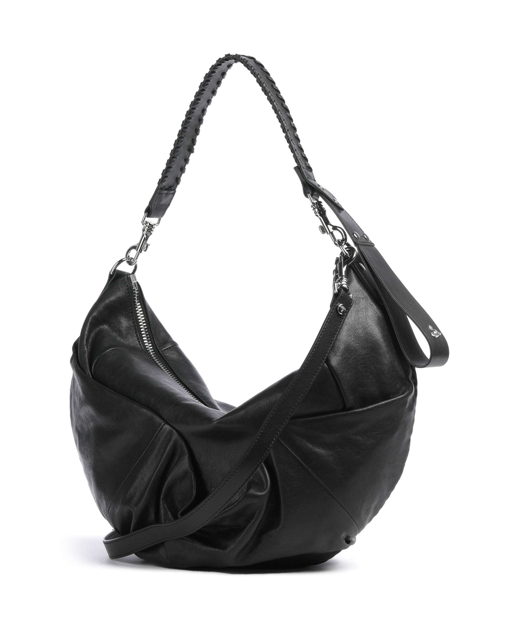 Vivienne Westwood Agnes Supple Medium Hobo bag black