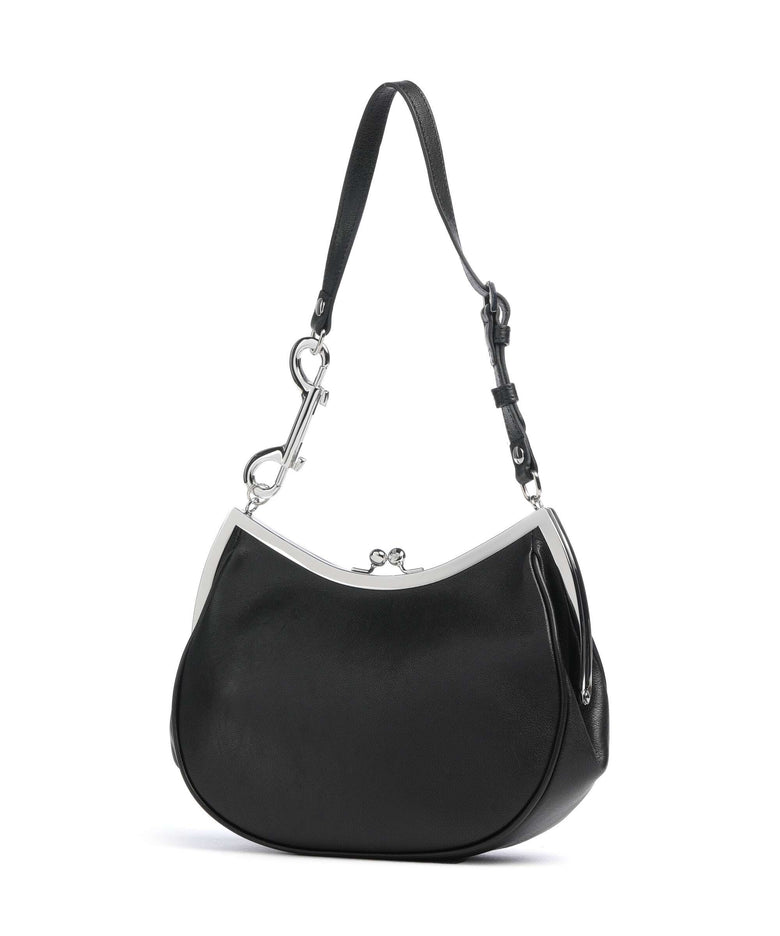 Vivienne Westwood Charm Frame Supple Shoulder bag black