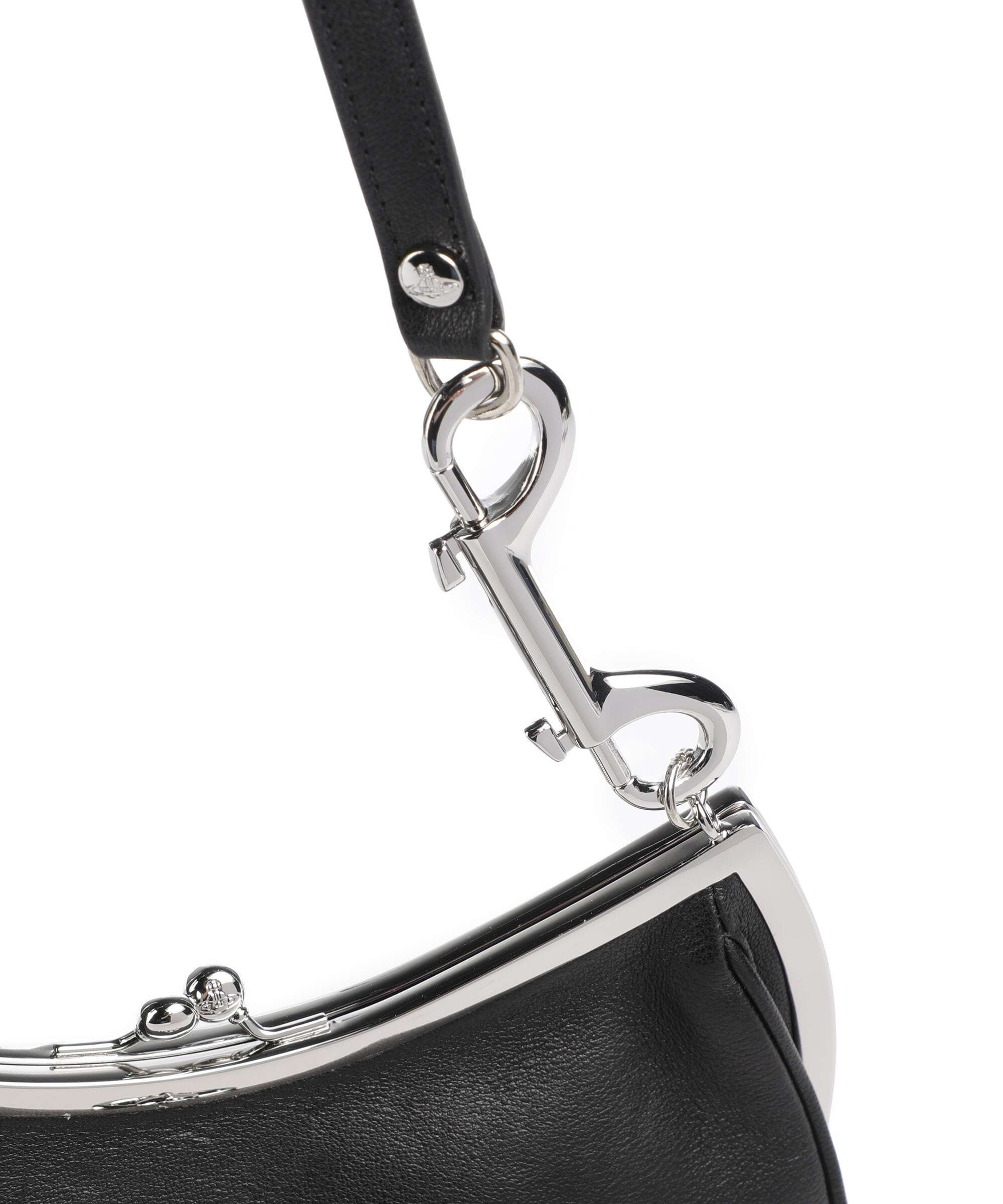 Vivienne Westwood Charm Frame Supple Shoulder bag black