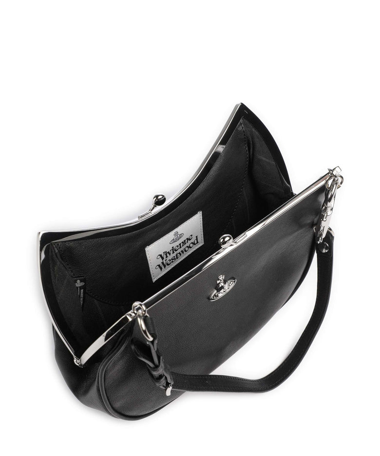 Vivienne Westwood Charm Frame Supple Shoulder bag black