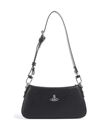 Vivienne Westwood Tasha Grain Borsa a spalla black