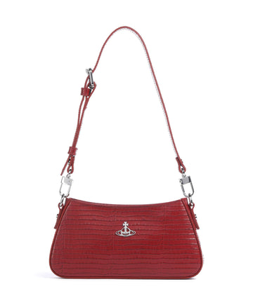 Vivienne Westwood Tasha Embossed Croc Mini Borsa a spalla red