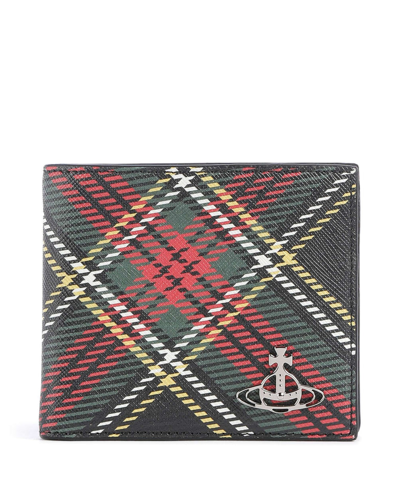 Vivienne Westwood Saffiano Printed Wallet chelsea tartan