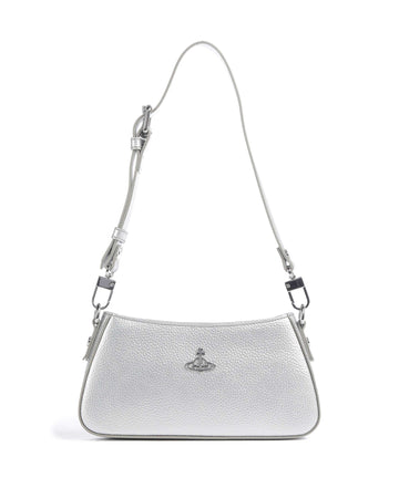 Vivienne Westwood Tasha Grain Borsa a spalla silver