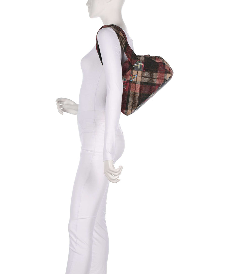 Vivienne Westwood Archive Harris Tweed Check Medium Shoulder bag light check