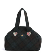 Vivienne Westwood Archive Harris Tweed Check Large Borsa shopper dark check