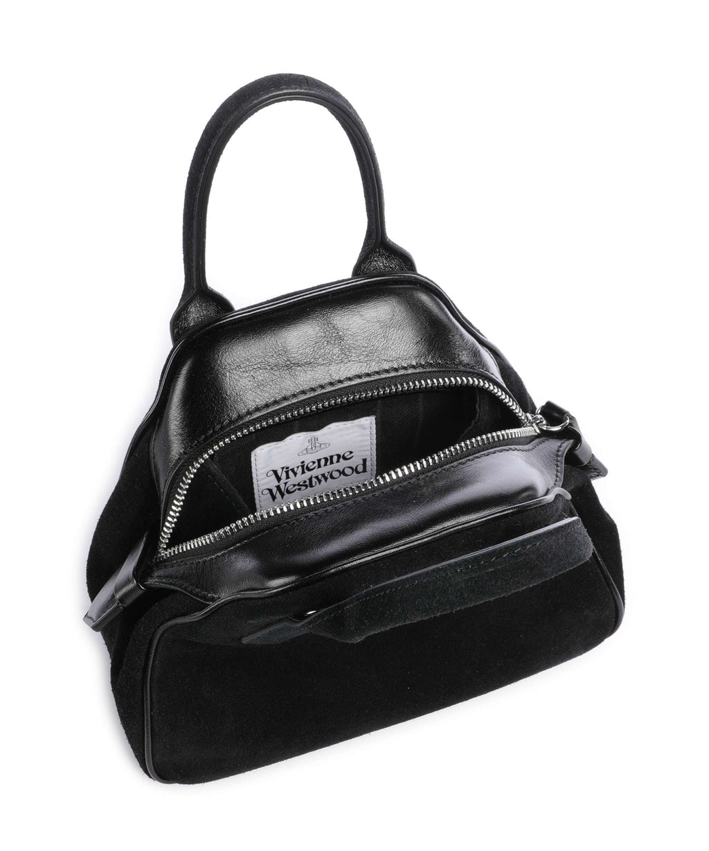 Vivienne Westwood Yasmine Suede Small Handbag black