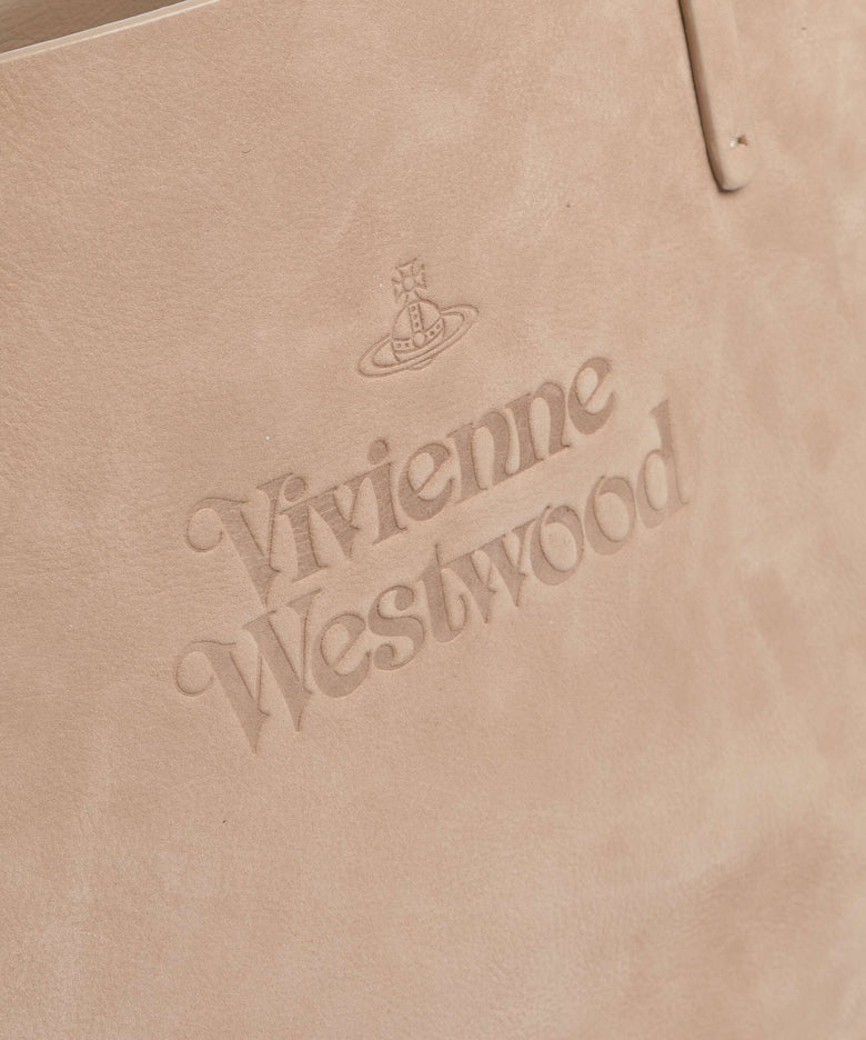 Vivienne Westwood Studio Nubuck Tote bag beige