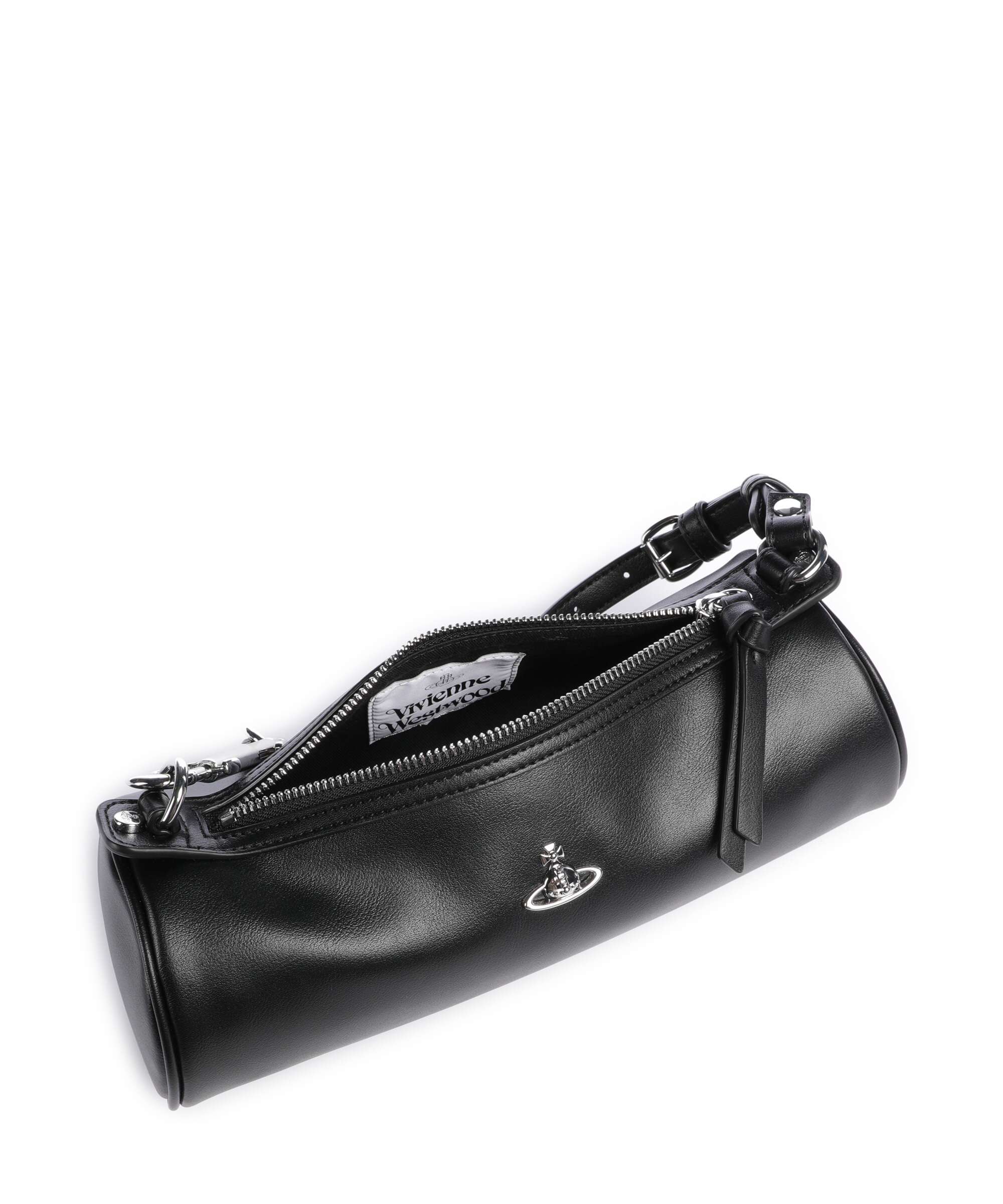 Vivienne Westwood Cindy Cylinder Smooth Shoulder bag black