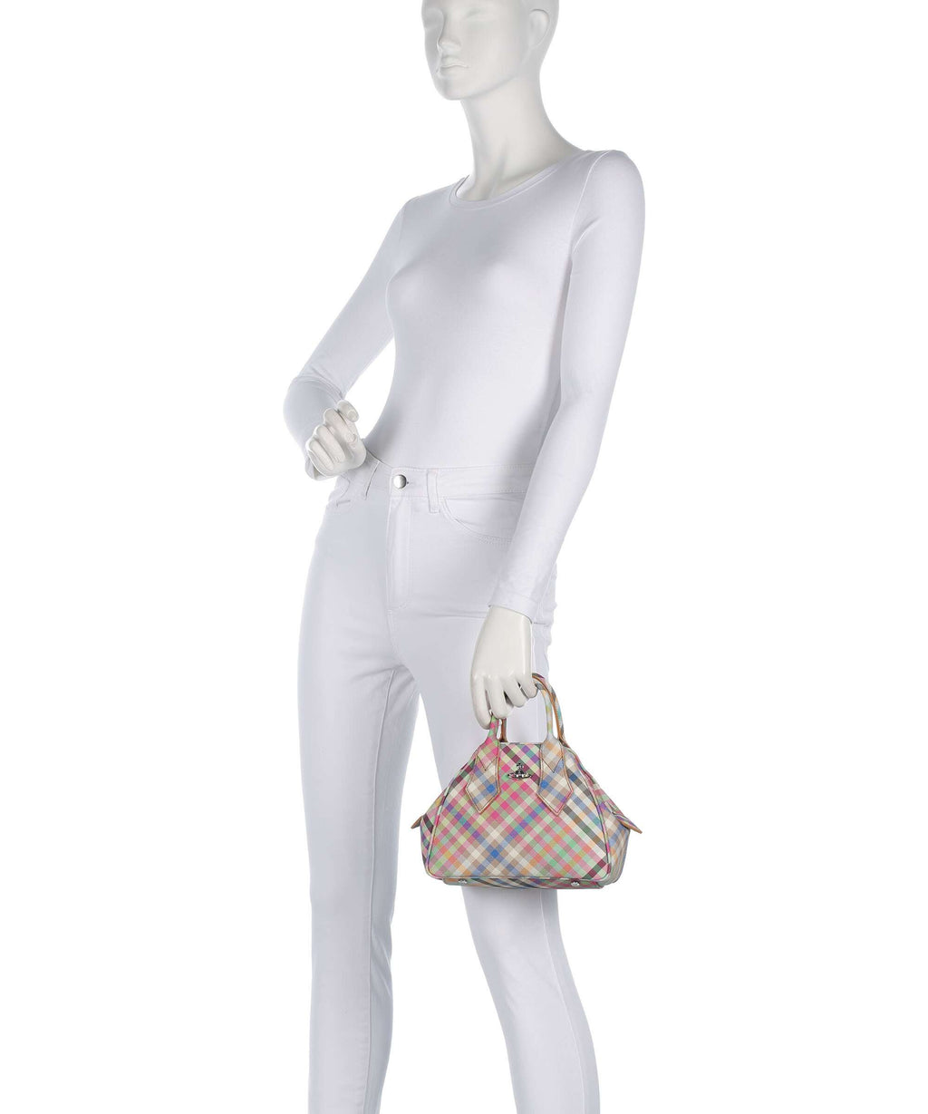 Vivienne Westwood Yasmine Buccia D'Arancia Small Handbag heather plaid
