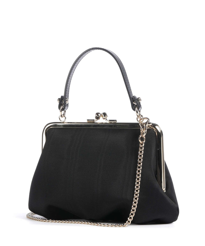 Vivienne Westwood Granny Frame Moire Handbag black