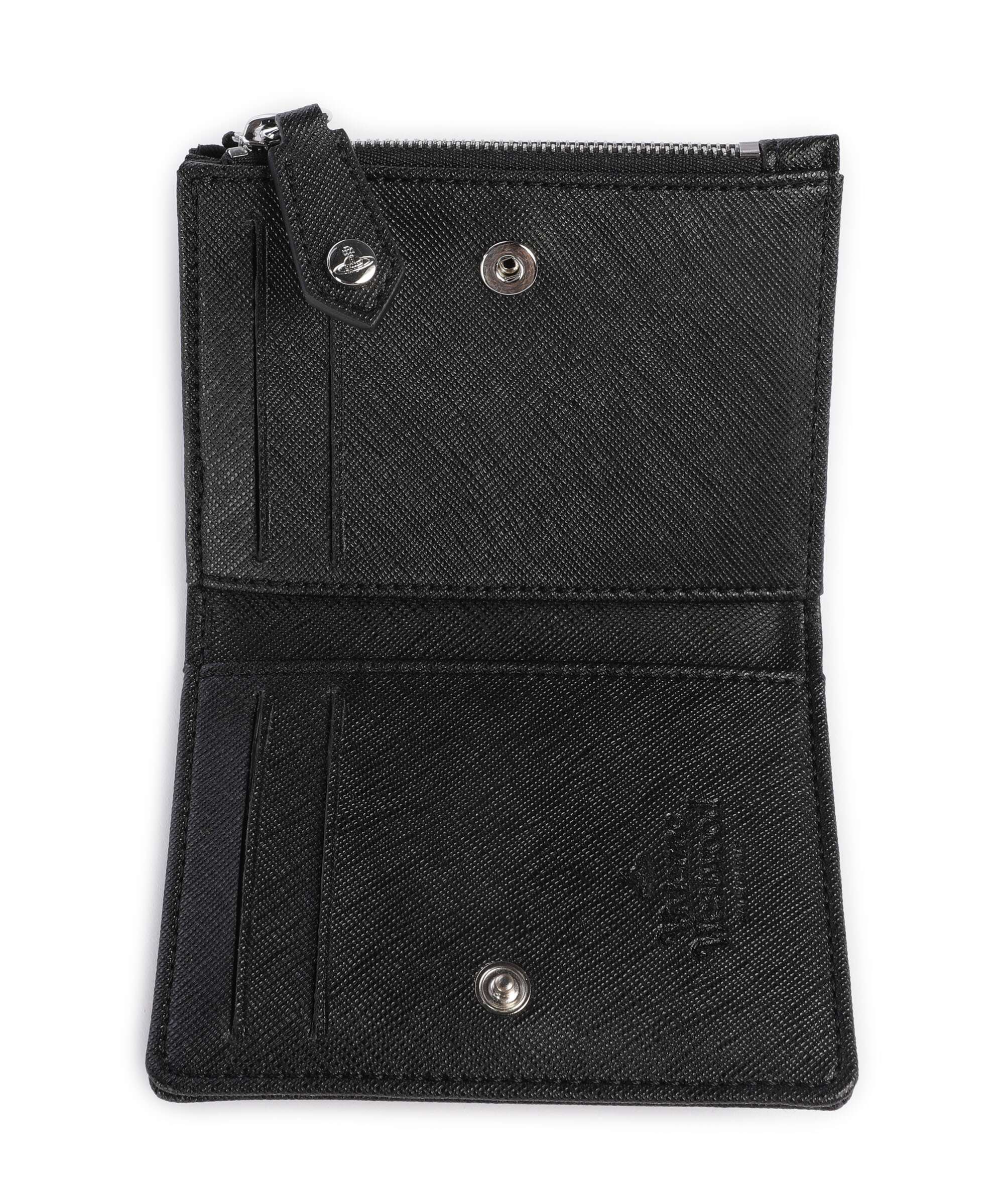 Vivienne Westwood Saffiano Plain Slim Credit card holder black