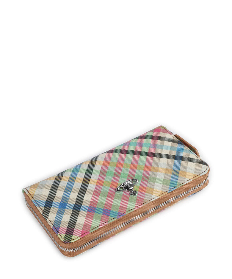 Vivienne Westwood Buccia D'Arancia Classic Wallet heather plaid