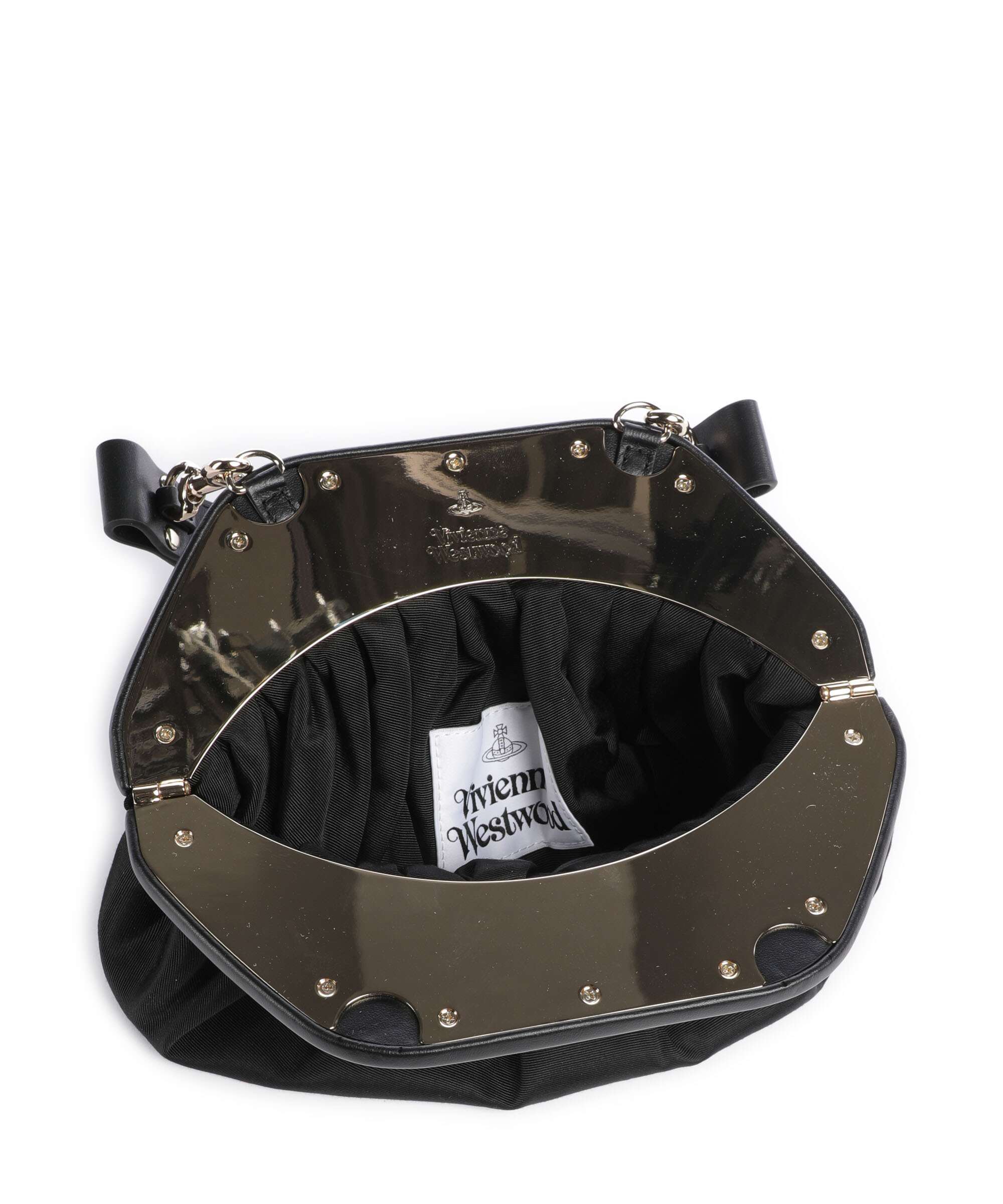 Vivienne Westwood Brooke Moire Crossbody bag black