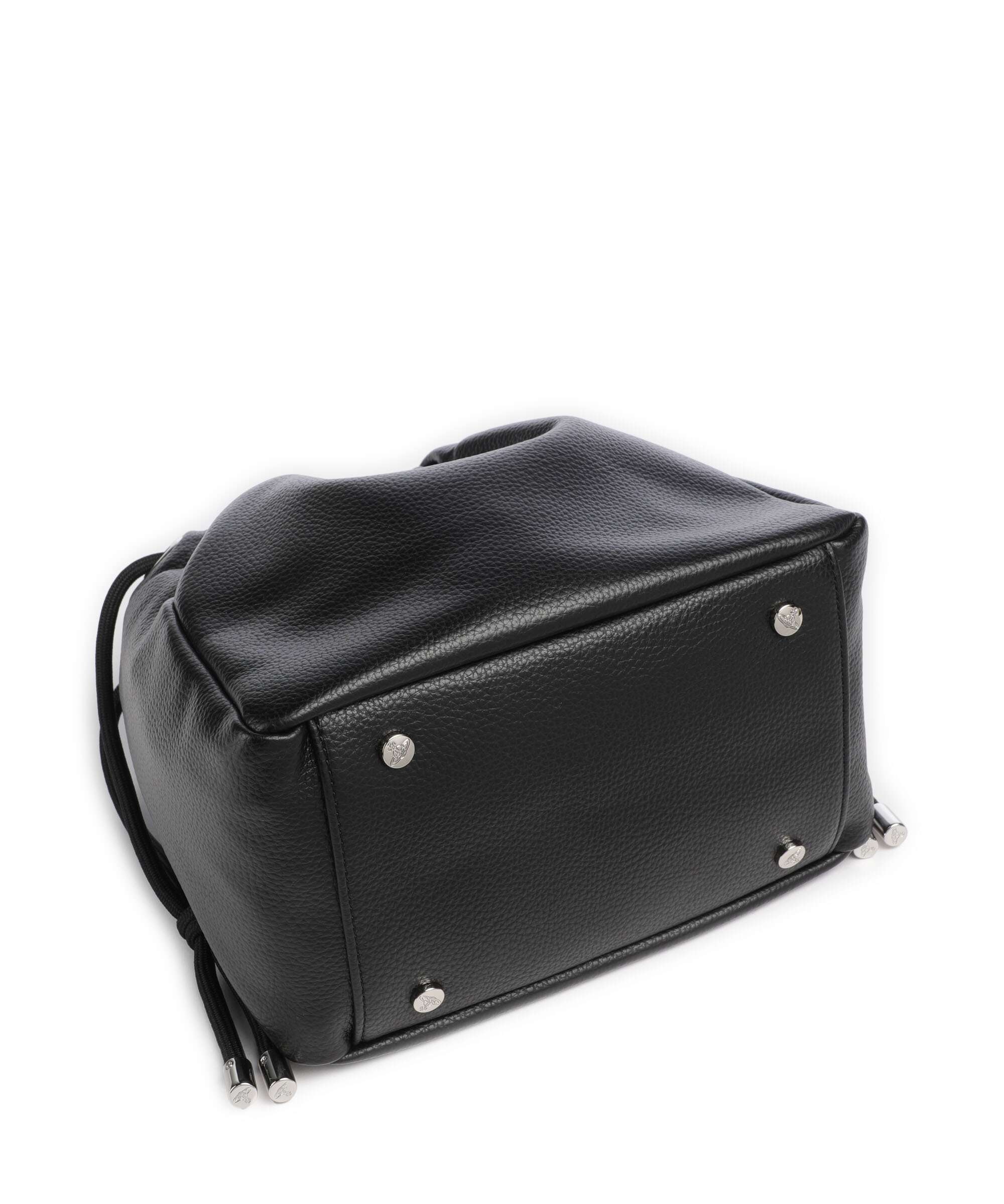 Vivienne Westwood Hilary Grain Small Bucket bag black