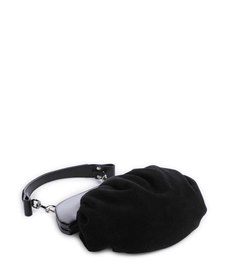 Vivienne Westwood Brooke Suede Handbag black