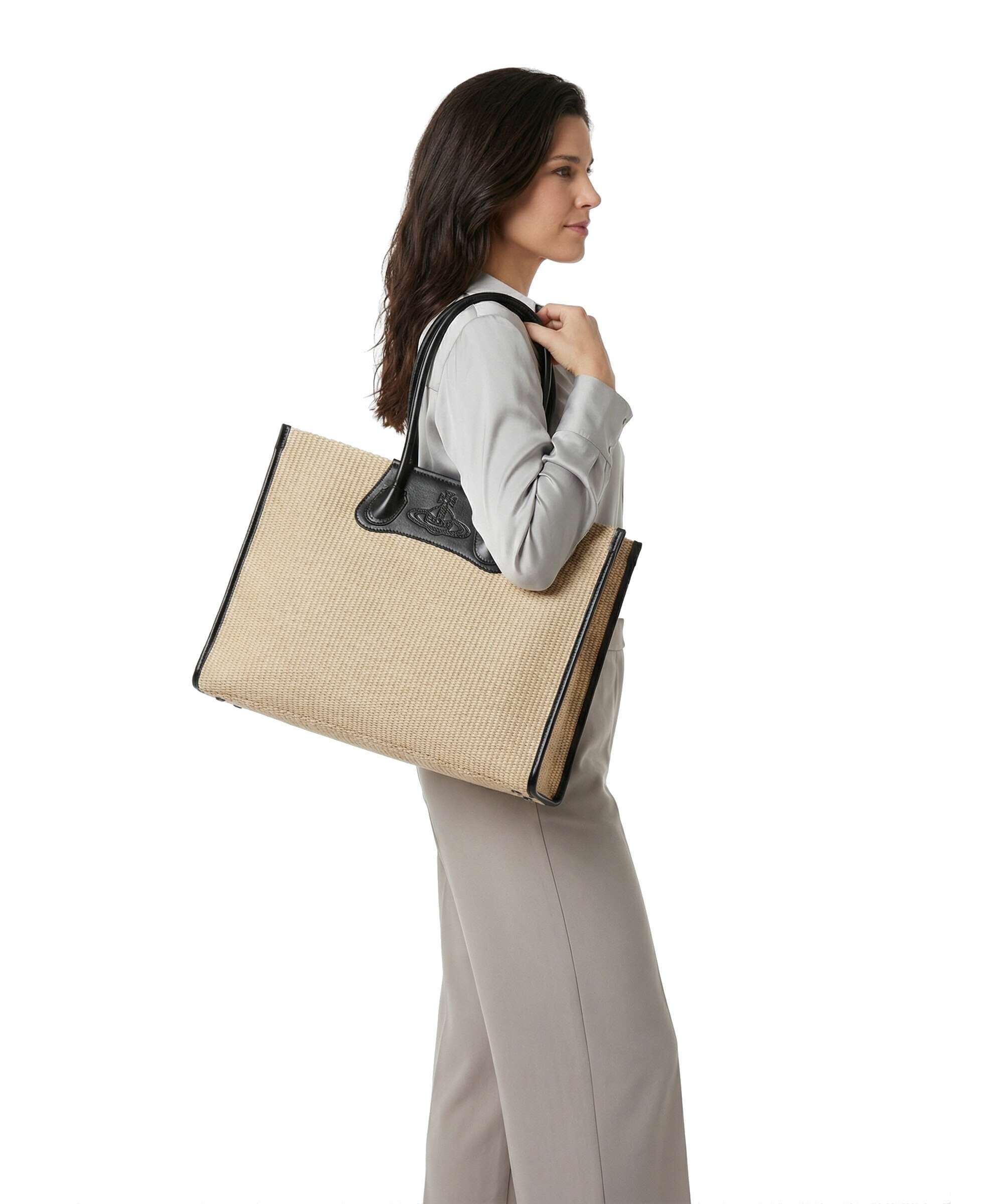 Vivienne Westwood Troy Tote bag natural