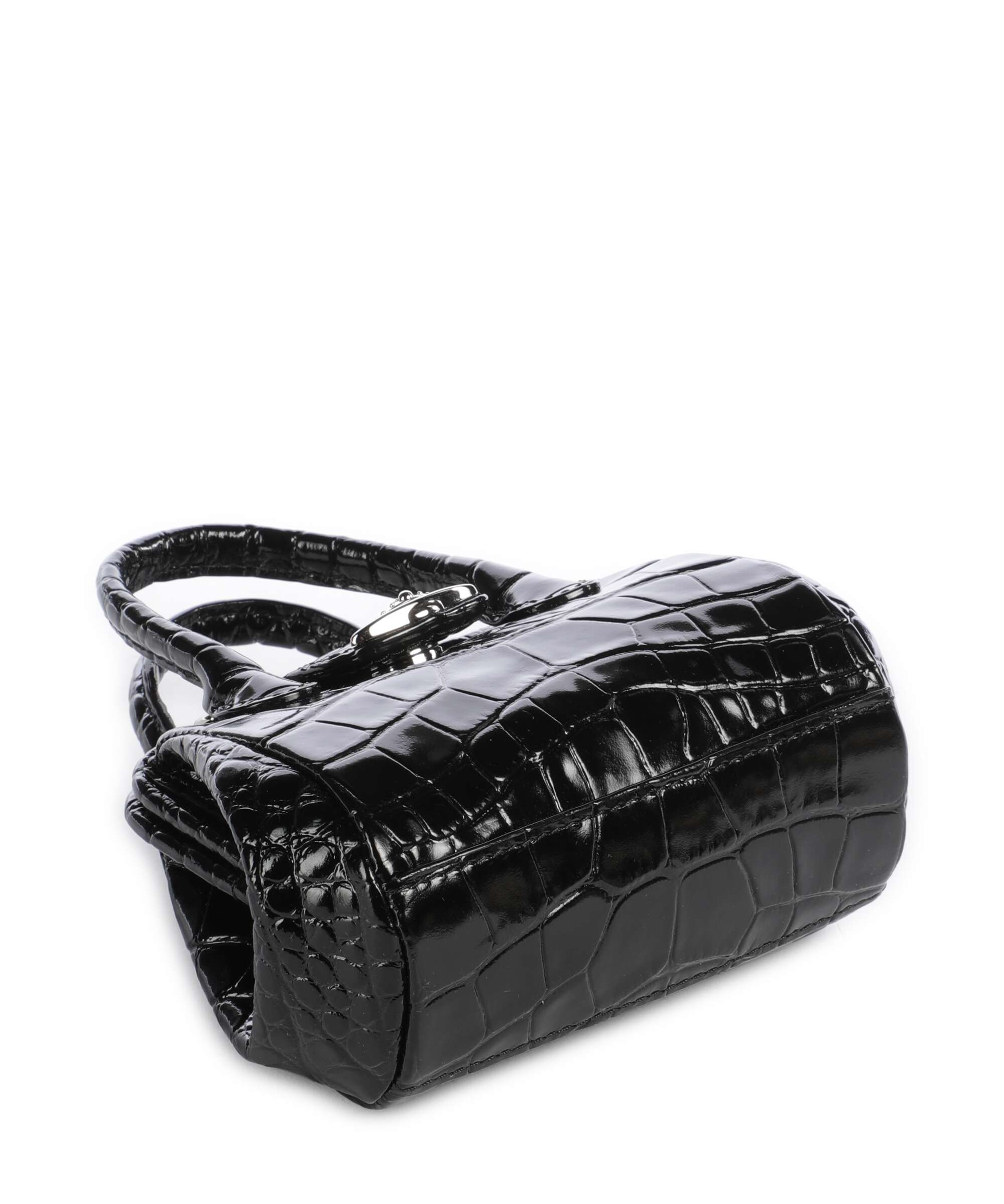 Vivienne Westwood Pamela Embossed Croc Mini Crossbody bag black