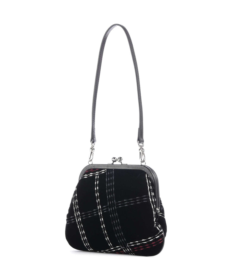 Vivienne Westwood Vivienne Velvet Check Shoulder bag black/multicolor