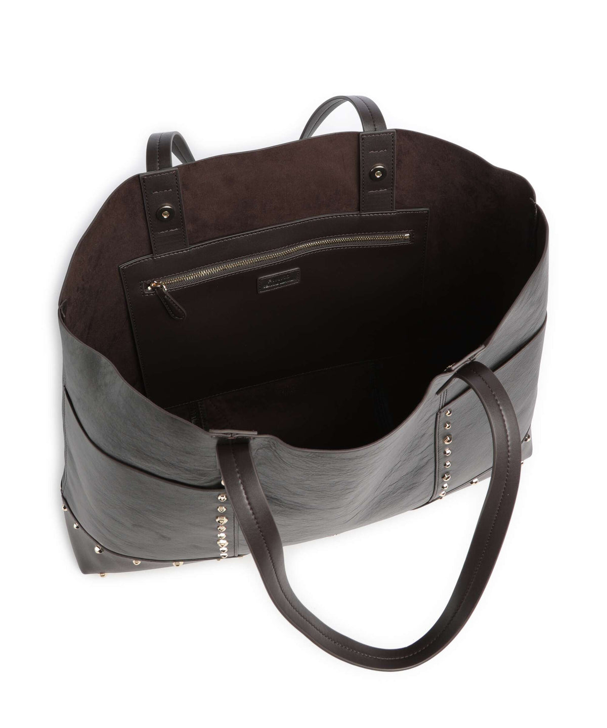 Pinko Tote bag dark brown/gold