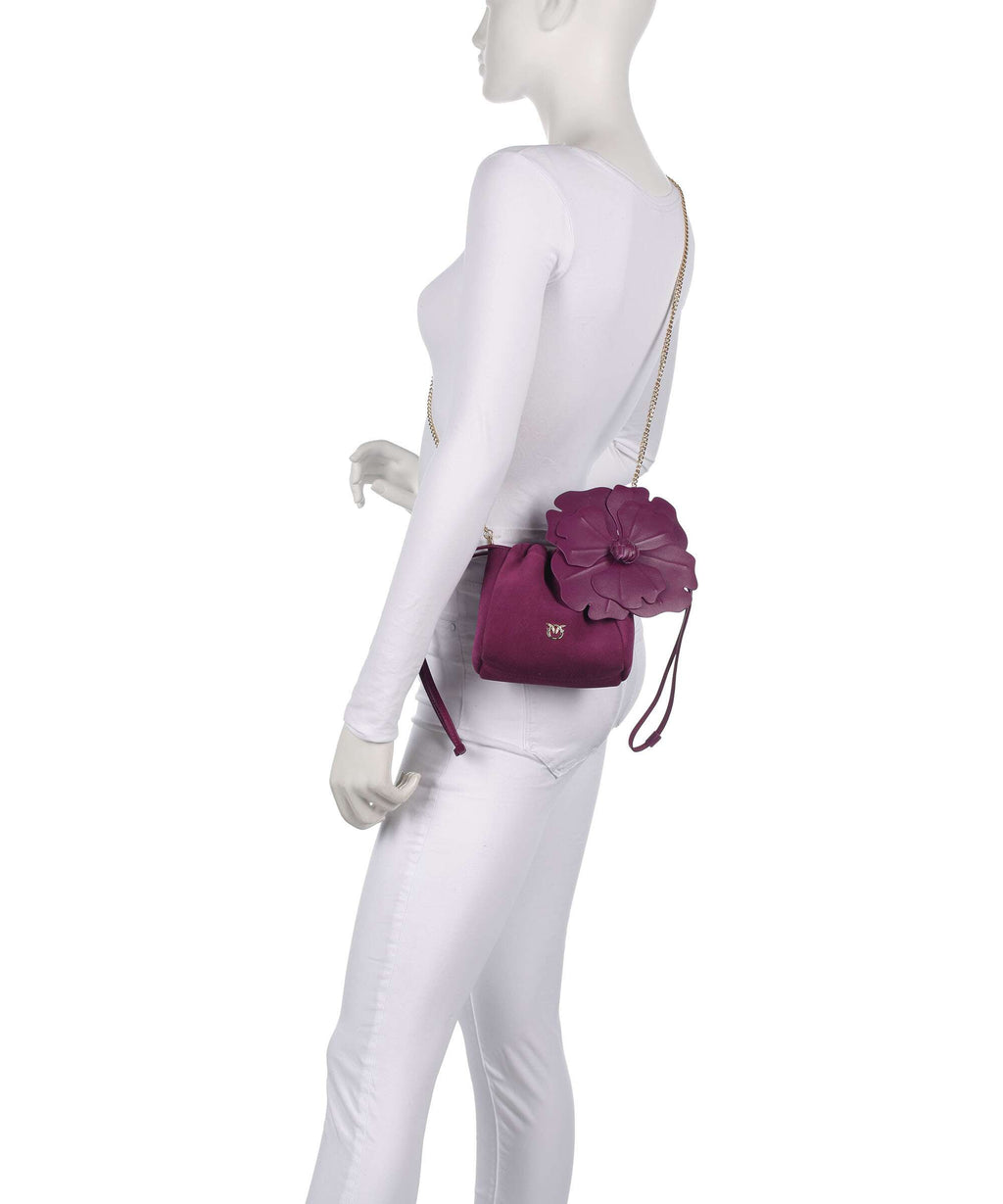 Pinko Flower Bucket bag violet/gold