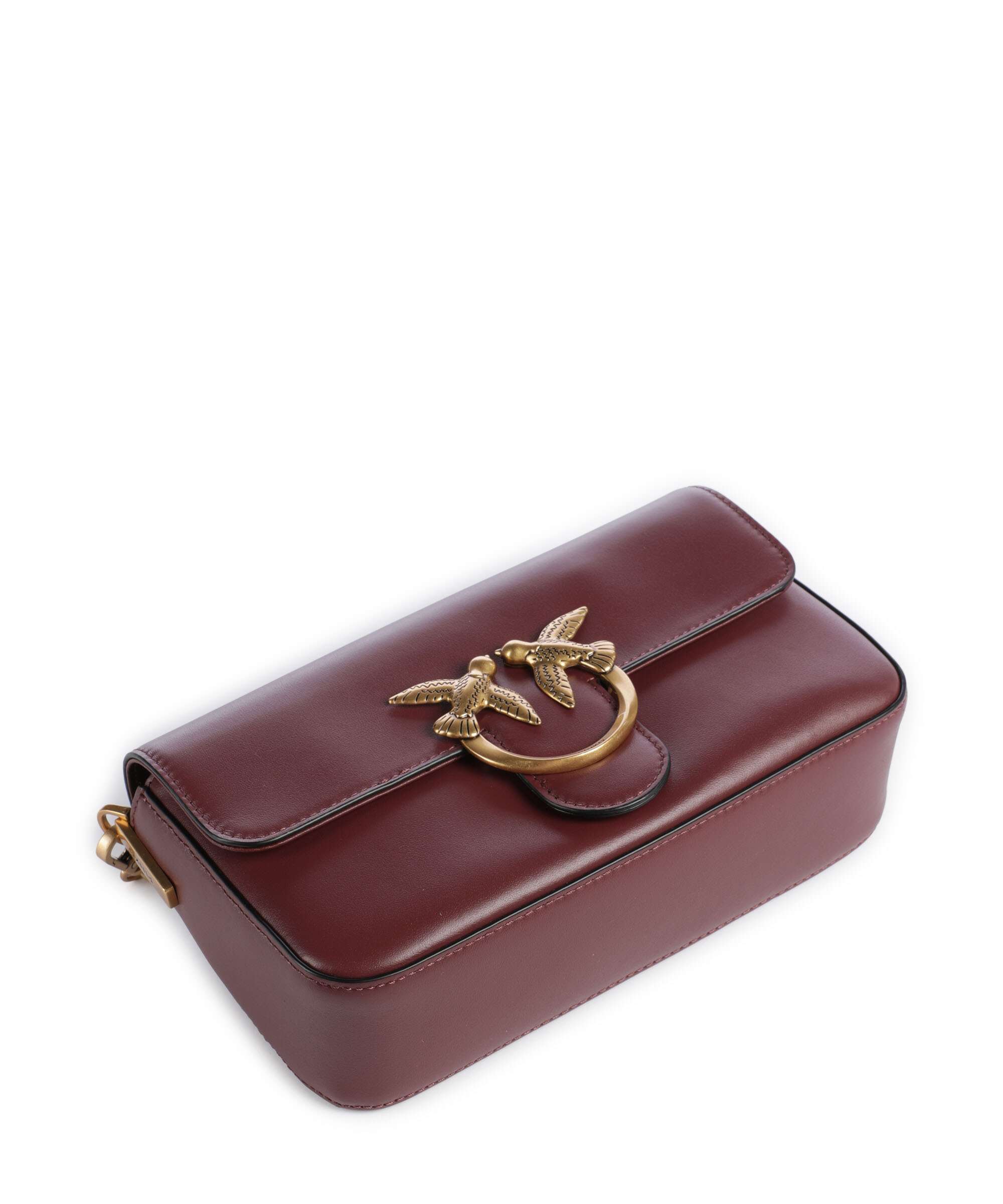 Pinko Love One Mini Slouchy Crossbody bag ribes intenso/antique gold