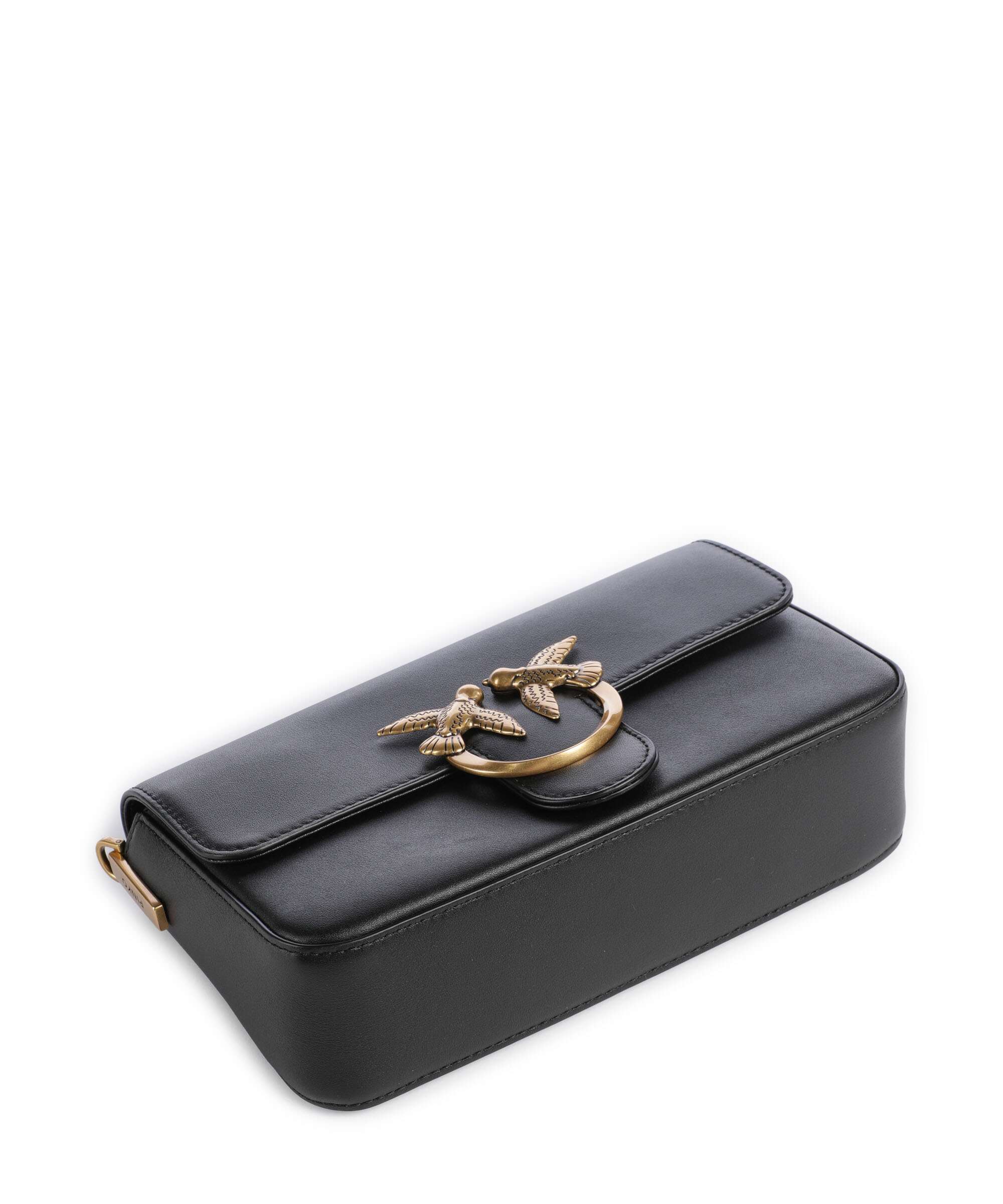 Pinko Love One Mini Slouchy Crossbody bag nero/antique gold