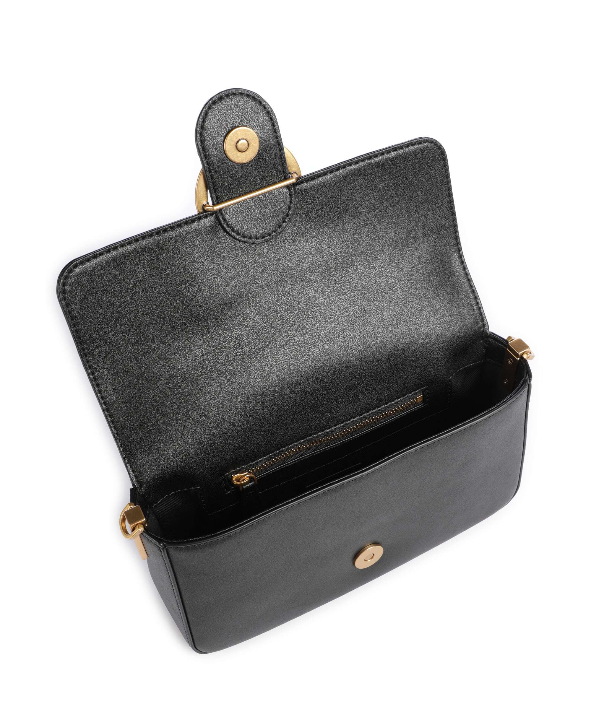 Pinko Love One Mini Slouchy Crossbody bag nero/antique gold