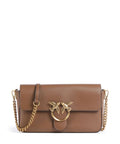 Pinko Love One Classic Slouchy Crossbody bag marrone cognac/antique gold