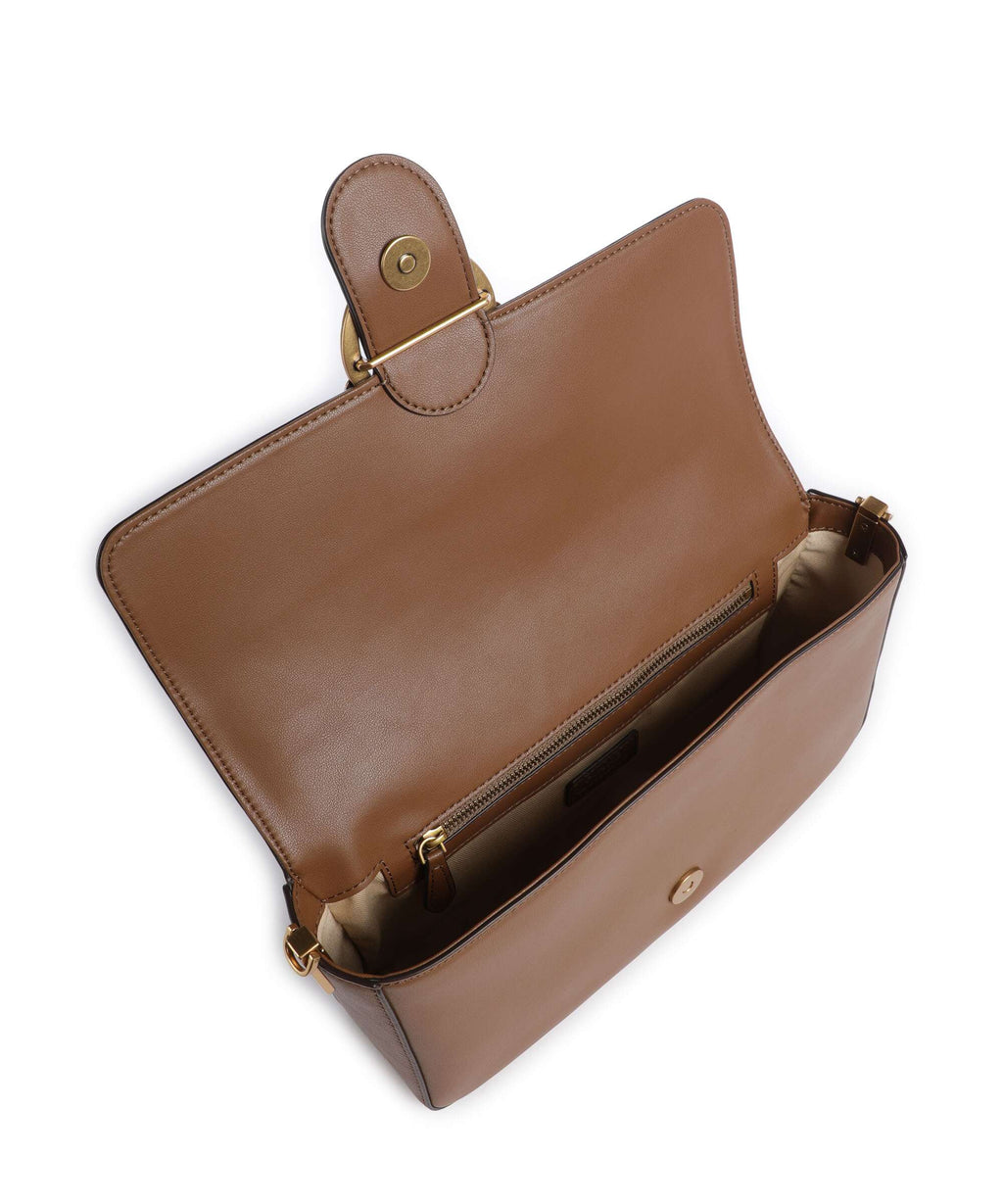 Pinko Love One Classic Slouchy Crossbody bag marrone cognac/antique gold
