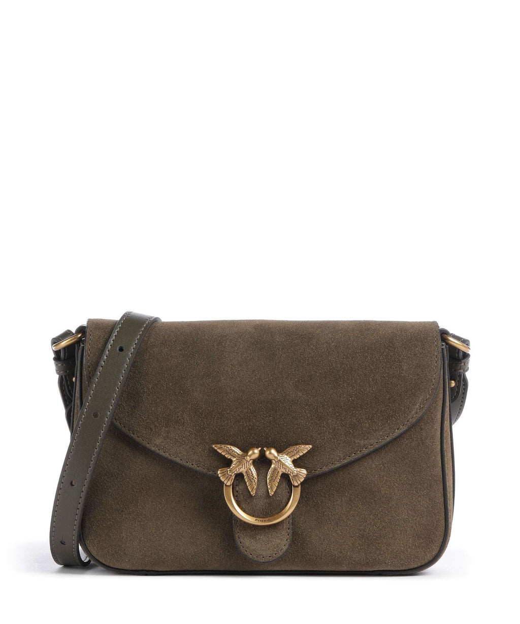 Pinko Love Classic Crossbody bag militar green/gold