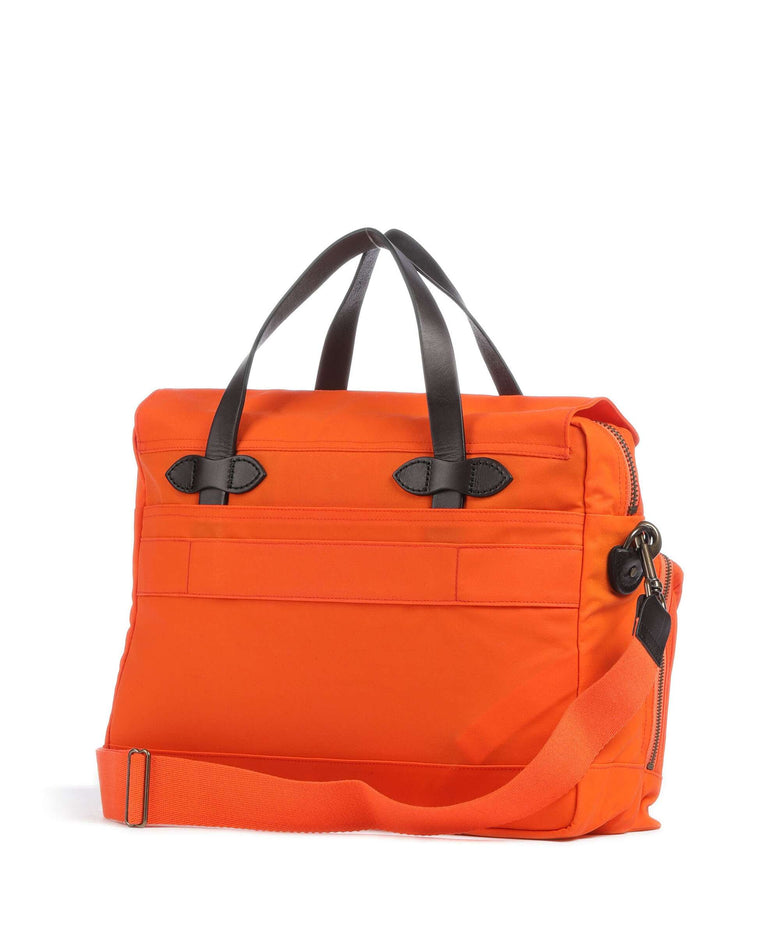 Filson Tin Cloth 24 Hour Briefcase flame