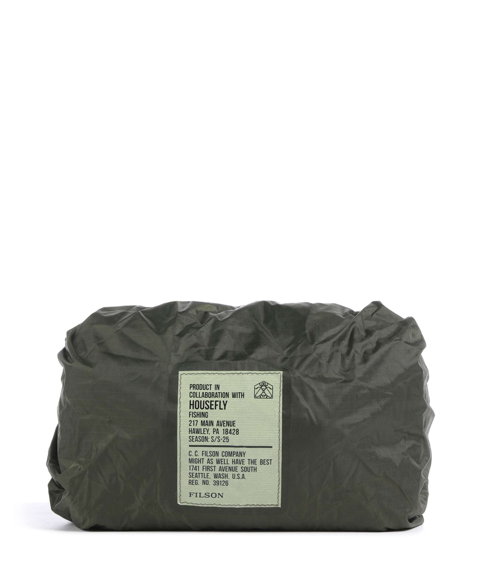 Filson Waxed Cotton Belt bag otter green