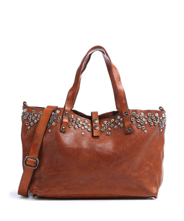 Campomaggi Borsa shopper azzurro/polvere